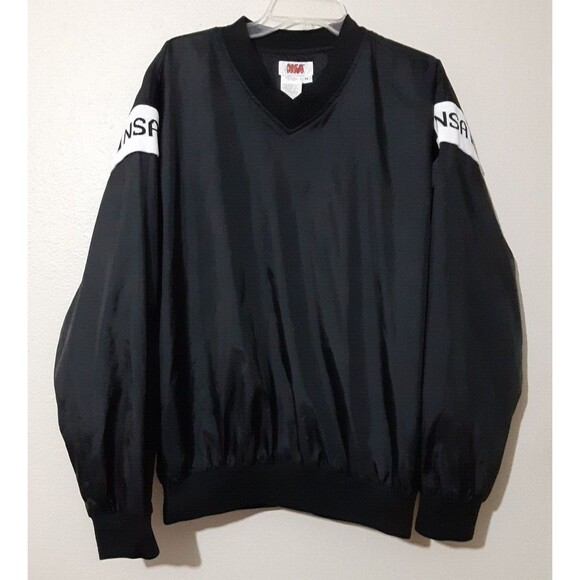 NSA National Softball Association Windbreaker SIZE M Black - Picture 1 of 5